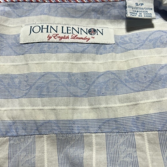 John Lennon by English Laundry Striped Design Button Down Shirt - Picture 5 of 8